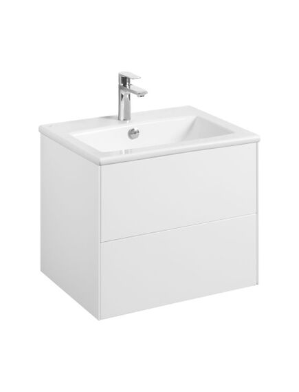Купить Тумба под раковину белая 60см AQUATON Сохо 1A258001AJ010 (1a258001aj010) по цене 16717.5 руб., в Санкт-Петебруге в интернет магазине 100-Систем, а также дургие товары AQUATON из раздела Тумбы под раковину и Мебель для ванной комнаты