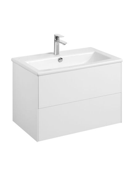 Купить Тумба под раковину белая 75см AQUATON Сохо 1A258101AJ010 (1a258101aj010) по цене 19492.5 руб., в Санкт-Петебруге в интернет магазине 100-Систем, а также дургие товары AQUATON из раздела Тумбы под раковину и Мебель для ванной комнаты