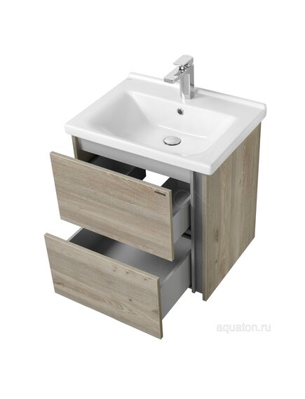 Купить Тумба под раковину AQUATON Стоун 60 сосна арлингтон 1A231401SX850 (1a231401sx850) по цене 15851.7 руб., в Санкт-Петебруге в интернет магазине 100-Систем, а также дургие товары AQUATON из раздела Тумбы под раковину и Мебель для ванной комнаты