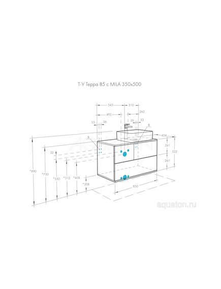Купить Тумба под раковину AQUATON Терра 85 дуб кантри, антрацит 1A247201TEKA0 (1a247201teka0) по цене 24386.5 руб., в Санкт-Петебруге в интернет магазине 100-Систем, а также дургие товары AQUATON из раздела Тумбы под раковину и Мебель для ванной комнаты
