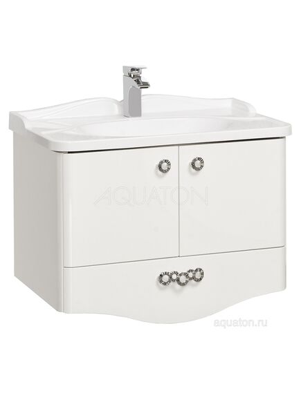 Купить Тумба под раковину AQUATON Венеция 75 белый 1A150901VN010 (1a150901vn010) по цене 5139.7 руб., в Санкт-Петебруге в интернет магазине 100-Систем, а также дургие товары AQUATON из раздела Тумбы под раковину и Мебель для ванной комнаты