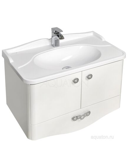 Купить Тумба под раковину AQUATON Венеция 75 белый 1A150901VN010 (1a150901vn010) по цене 5139.7 руб., в Санкт-Петебруге в интернет магазине 100-Систем, а также дургие товары AQUATON из раздела Тумбы под раковину и Мебель для ванной комнаты