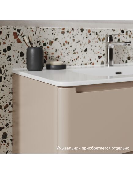 Купить Тумба подвесная, 100 см, капучино, Edifice, IDDIS, EDI10C0i95 подходит умыв. 0101000i28 (edi10c0i95) по цене 46890 руб., в Санкт-Петебруге в интернет магазине 100-Систем, а также дургие товары IDDIS из раздела Тумбы под раковину и Мебель для ванной комнаты