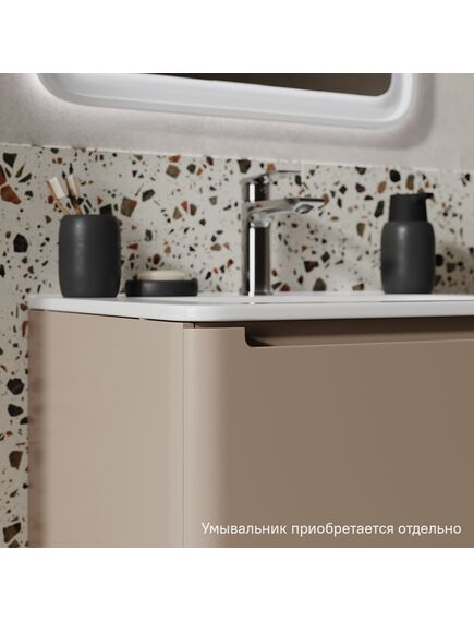 Купить Тумба подвесная, 60 см, капучино, Edifice, IDDIS, EDI60C0i95 подходит умыв. 0106000i28 (edi60c0i95) по цене 40290 руб., в Санкт-Петебруге в интернет магазине 100-Систем, а также дургие товары IDDIS из раздела Тумбы под раковину и Мебель для ванной комнаты