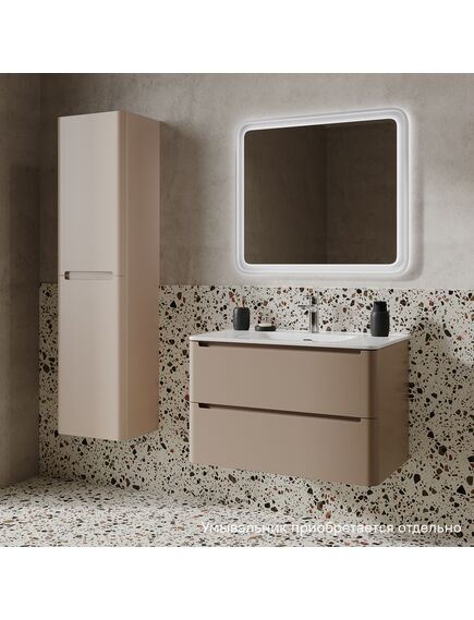 Купить Тумба подвесная, 80 см, капучино, Edifice, IDDIS, EDI80C0i95 подходит умыв. 0101000i28 (edi80c0i95) по цене 43890 руб., в Санкт-Петебруге в интернет магазине 100-Систем, а также дургие товары IDDIS из раздела Тумбы под раковину и Мебель для ванной комнаты