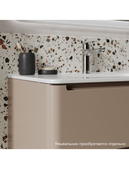 Купить Тумба подвесная, 80 см, капучино, Edifice, IDDIS, EDI80C0i95 подходит умыв. 0101000i28 (edi80c0i95) по цене 43890 руб., в Санкт-Петебруге в интернет магазине 100-Систем, а также дургие товары IDDIS из раздела Тумбы под раковину и Мебель для ванной комнаты