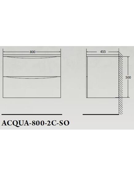 Купить Тумба для комплекта BelBagno ACQUA-800-2C-SO-RVB rovere vintage bianco (acqua-800-2c-so-rvb) по цене 34000 руб., в Санкт-Петебруге в интернет магазине 100-Систем, а также дургие товары BelBagno из раздела Тумбы под раковину и Мебель для ванной комнаты