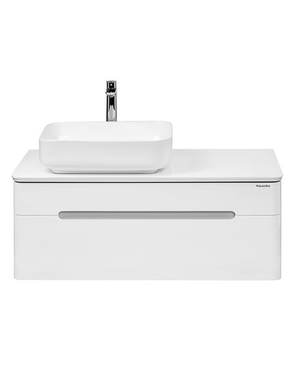Купить Тумба под раковину LIGHT 100 AQL1004939WRU152 с подсветкой 100х49,6х39,4 см. белый (aql1004939wru152) по цене 16031.32 руб., в Санкт-Петебруге в интернет магазине 100-Систем, а также дургие товары  из раздела Тумбы под раковину и Мебель для ванной комнаты