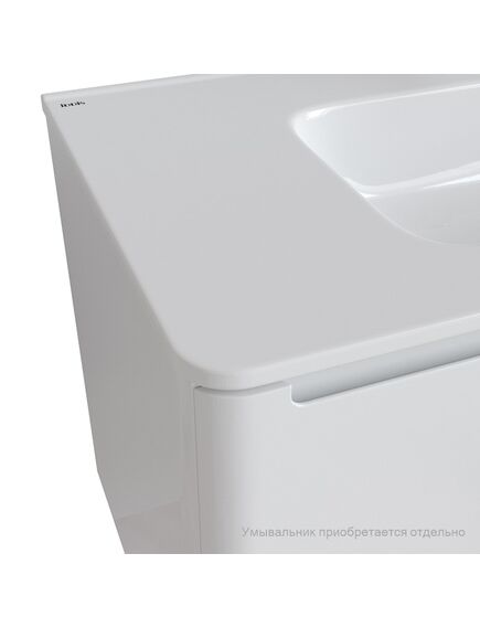 Купить Тумба подвесная, белый, 100 см, Edifice, IDDIS, EDI10W1i95. Подходит умывальник 0101000i28 (edi10w1i95) по цене 38190 руб., в Санкт-Петебруге в интернет магазине 100-Систем, а также дургие товары IDDIS из раздела Тумбы под раковину и Мебель для ванной комнаты