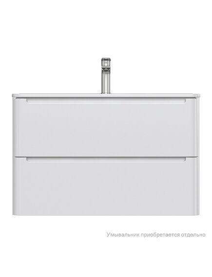 Купить Тумба подвесная, белый, 80 см, Edifice,  IDDIS, EDI80W0i95. Подходит умывальник 0108000i28 (edi80w0i95) по цене 32690 руб., в Санкт-Петебруге в интернет магазине 100-Систем, а также дургие товары IDDIS из раздела Тумбы под раковину и Мебель для ванной комнаты