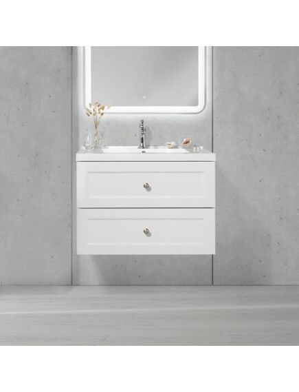 Купить Тумба для комплекта BelBagno DUBLIN-750-2C-SO-BL bianco lucido (dublin-750-2c-so-bl) по цене 33340 руб., в Санкт-Петебруге в интернет магазине 100-Систем, а также дургие товары BelBagno из раздела Тумбы под раковину и Мебель для ванной комнаты