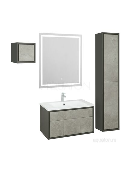 Купить Тумба под раковину AQUATON Уэльс 80 графит 1A267901WA6A0 new (1a267901wa6a0) по цене 30676.5 руб., в Санкт-Петебруге в интернет магазине 100-Систем, а также дургие товары AQUATON из раздела Тумбы под раковину и Мебель для ванной комнаты