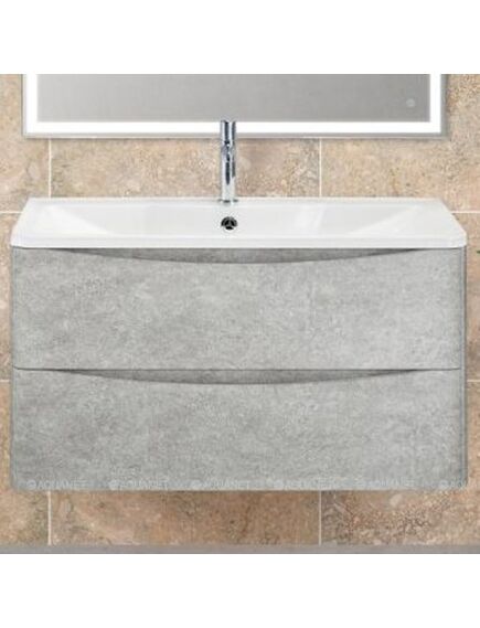 Купить Тумба для комплекта BelBagno ACQUA-1000-2C-SO-CVG cemento verona grigio (acqua-1000-2c-so-cvg) по цене 36900 руб., в Санкт-Петебруге в интернет магазине 100-Систем, а также дургие товары BelBagno из раздела Тумбы под раковину и Мебель для ванной комнаты