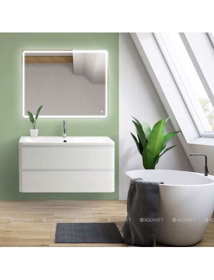 Купить Тумба для комплекта BelBagno ALBANO-800-2C-SO-BL bianco lucido (albano-800-2c-so-bl) по цене 34500 руб., в Санкт-Петебруге в интернет магазине 100-Систем, а также дургие товары BelBagno из раздела Тумбы под раковину и Мебель для ванной комнаты