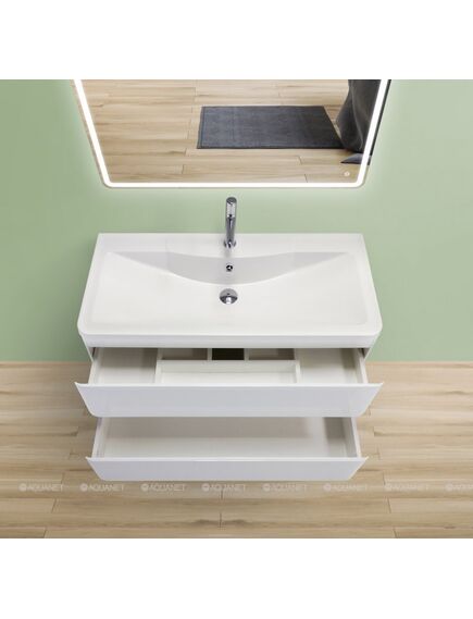 Купить Тумба для комплекта BelBagno ALBANO-800-2C-SO-BL bianco lucido (albano-800-2c-so-bl) по цене 34500 руб., в Санкт-Петебруге в интернет магазине 100-Систем, а также дургие товары BelBagno из раздела Тумбы под раковину и Мебель для ванной комнаты