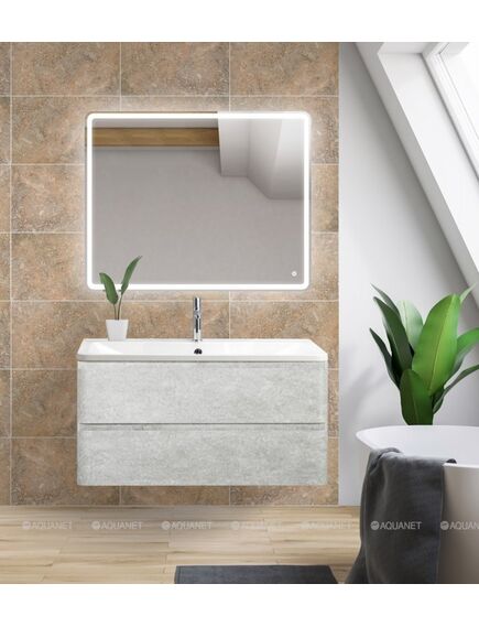 Купить Тумба для комплекта BelBagno ALBANO-900-2C-SO-CVG cemento verona grigio (albano-900-2c-so-cvg) по цене 35800 руб., в Санкт-Петебруге в интернет магазине 100-Систем, а также дургие товары BelBagno из раздела Тумбы под раковину и Мебель для ванной комнаты