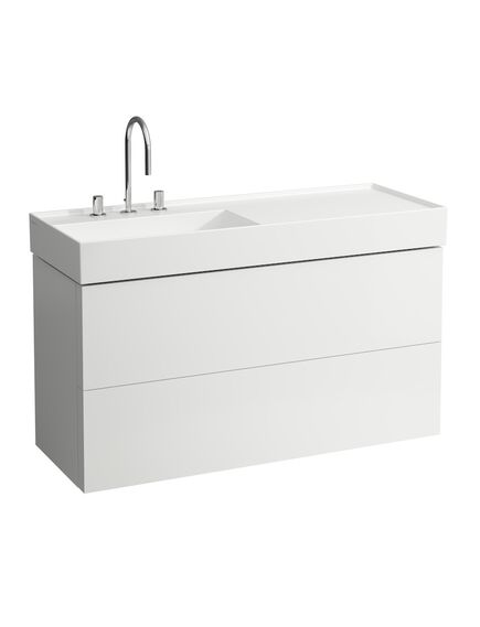 Купить Тумба под раковину Laufen Kartell R 4.0764.8.033.640.1 подвесная Белая матовая (4.0764.8.033.640.1) по цене 156900.77 руб., в Санкт-Петебруге в интернет магазине 100-Систем, а также дургие товары LAUFEN из раздела Тумбы под раковину и Мебель для ванной комнаты