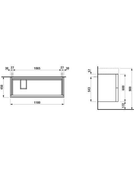 Купить Тумба под раковину Laufen Kartell R 4.0764.8.033.640.1 подвесная Белая матовая (4.0764.8.033.640.1) по цене 156900.77 руб., в Санкт-Петебруге в интернет магазине 100-Систем, а также дургие товары LAUFEN из раздела Тумбы под раковину и Мебель для ванной комнаты