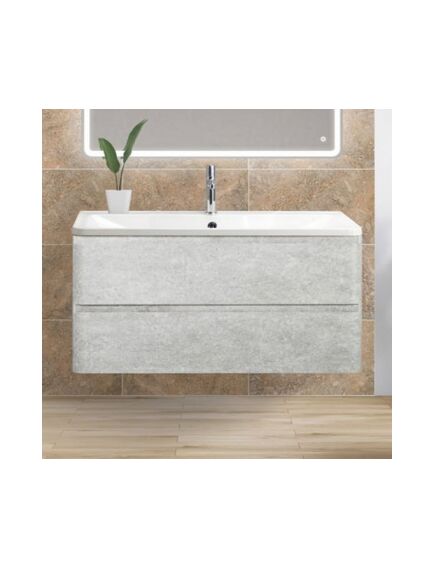 Купить Тумба под раковину BelBagno ALBANO-1000-2C-SO-CVG подвесная Cemento Verona Grigio (albano-1000-2c-so-cvg) по цене 37200 руб., в Санкт-Петебруге в интернет магазине 100-Систем, а также дургие товары BelBagno из раздела Тумбы под раковину и Мебель для ванной комнаты