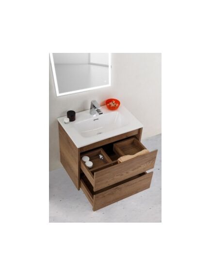 Купить Тумба под раковину BelBagno KRAFT 39-700/390-2C-SO-RT подвесная Rovere Tabacco (kraft 39-700/390-2c-so-rt) по цене 29400 руб., в Санкт-Петебруге в интернет магазине 100-Систем, а также дургие товары BelBagno из раздела Тумбы под раковину и Мебель для ванной комнаты
