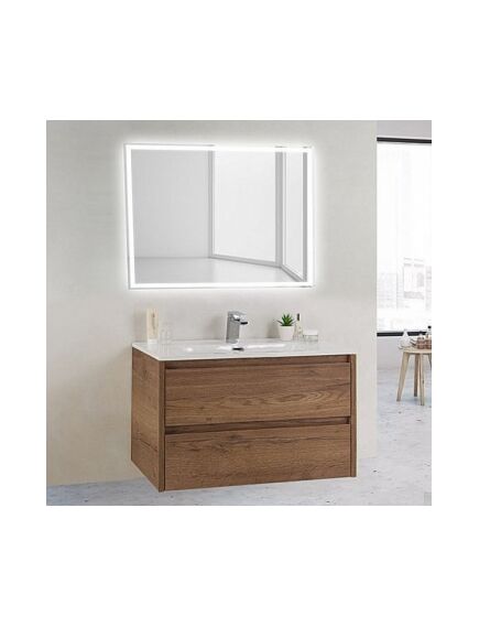Купить Тумба под раковину BelBagno KRAFT 39-800/390-2C-SO-RT подвесная Rovere Tabacco (kraft 39-800/390-2c-so-rt) по цене 31200 руб., в Санкт-Петебруге в интернет магазине 100-Систем, а также дургие товары BelBagno из раздела Тумбы под раковину и Мебель для ванной комнаты