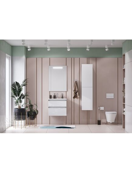 Купить Тумба под раковину Roca The Gap 60 белый глянец 2 ящика A857397806 (a857397806) по цене 21219.77 руб., в Санкт-Петебруге в интернет магазине 100-Систем, а также дургие товары ROCA из раздела Тумбы под раковину и Мебель для ванной комнаты