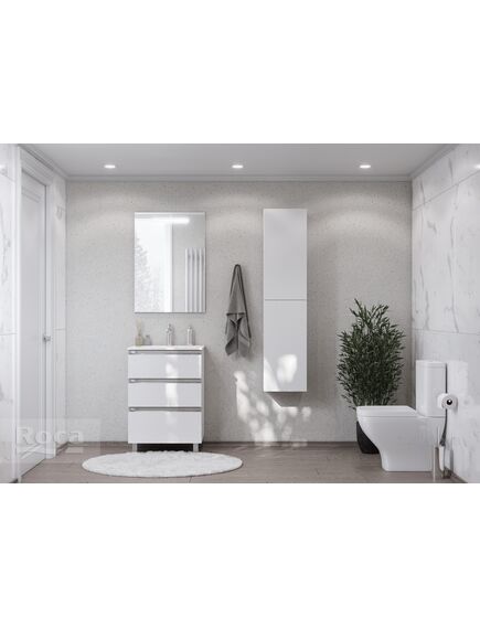 Купить Тумба под раковину Roca The Gap 60 белый глянец 3 ящика A857404806 (a857404806) по цене 30449.77 руб., в Санкт-Петебруге в интернет магазине 100-Систем, а также дургие товары ROCA из раздела Тумбы под раковину и Мебель для ванной комнаты