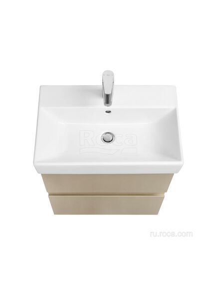 Купить Тумба под раковину Roca Oleta 60 капучино матовый, 2 ящика, A857639515 (a857639515) по цене 18450.77 руб., в Санкт-Петебруге в интернет магазине 100-Систем, а также дургие товары ROCA из раздела Тумбы под раковину и Мебель для ванной комнаты