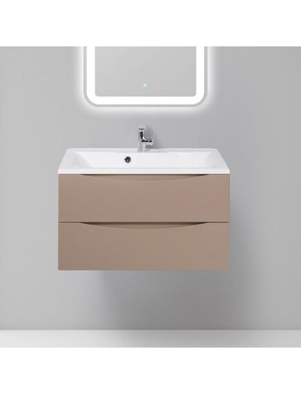 Купить Тумба для комплекта BelBagno Marino 80 capucino lucido (marino-800-2c-so-cl-p) по цене 28200 руб., в Санкт-Петебруге в интернет магазине 100-Систем, а также дургие товары BelBagno из раздела Тумбы под раковину и Мебель для ванной комнаты