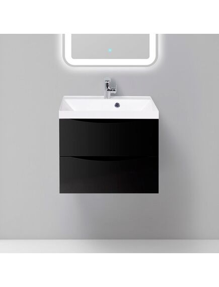 Купить Тумба для комплекта BelBagno Marino 60 nero lucido (marino-600-2c-so-nl-p) по цене 22800 руб., в Санкт-Петебруге в интернет магазине 100-Систем, а также дургие товары BelBagno из раздела Тумбы под раковину и Мебель для ванной комнаты