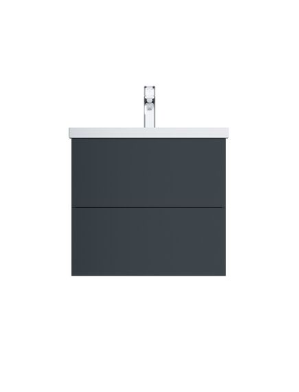 Купить M90FHX06022GM GEM, База под раковину, подвесная, 60 см, 2 ящика push-to-open, графит матовый (m90fhx06022gm) по цене 15790 руб., в Санкт-Петебруге в интернет магазине 100-Систем, а также дургие товары AM.PM из раздела Тумбы под раковину и Мебель для ванной комнаты