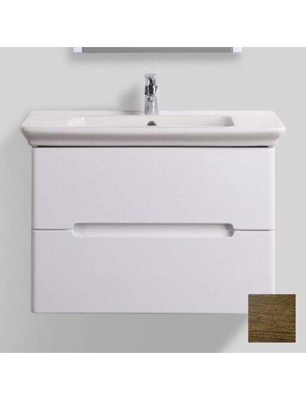 Купить Тумба для комплекта BelBagno TORINO-800-2C-SO-RW rovere moro (torino-800-2c-so-rw) по цене 26400 руб., в Санкт-Петебруге в интернет магазине 100-Систем, а также дургие товары BelBagno из раздела Тумбы под раковину и Мебель для ванной комнаты