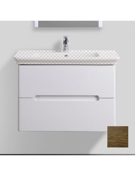 Купить Тумба для комплекта BelBagno TORINO-800-2C-SO-RW rovere moro (torino-800-2c-so-rw) по цене 26400 руб., в Санкт-Петебруге в интернет магазине 100-Систем, а также дургие товары BelBagno из раздела Тумбы под раковину и Мебель для ванной комнаты