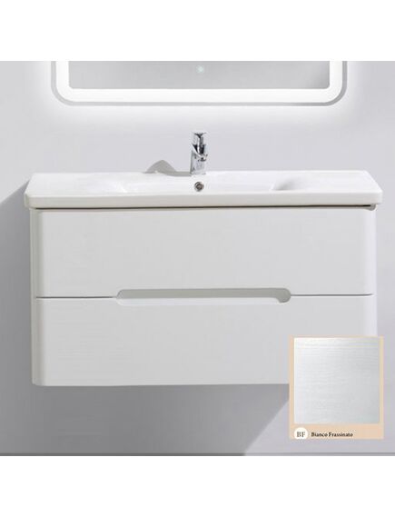Купить Тумба для комплекта BelBagno SOFT-1000-2C-SO-BF bianco frassinato (soft-1000-2c-so-bf) по цене 37410 руб., в Санкт-Петебруге в интернет магазине 100-Систем, а также дургие товары BelBagno из раздела Тумбы под раковину и Мебель для ванной комнаты