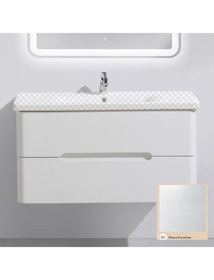 Купить Тумба для комплекта BelBagno SOFT-1000-2C-SO-BF bianco frassinato (soft-1000-2c-so-bf) по цене 37410 руб., в Санкт-Петебруге в интернет магазине 100-Систем, а также дургие товары BelBagno из раздела Тумбы под раковину и Мебель для ванной комнаты