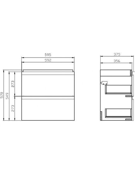Купить (SB-SZ-MOD-MO60Sl/Wh) Тумба п/рак. подвесная: MODUO SLIM для MODUO SLIM 60, белая, Сорт1 (sb-sz-mod-mo60sl/wh) по цене 18490 руб., в Санкт-Петебруге в интернет магазине 100-Систем, а также дургие товары CERSANIT из раздела Тумбы под раковину и Мебель для ванной комнаты