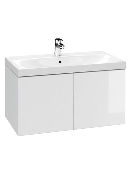 Купить Тумба под раковину подвесная LARA 40 для COMO 40  (sp-sz-lara-co40/wh) по цене 9990 руб., в Санкт-Петебруге в интернет магазине 100-Систем, а также дургие товары CERSANIT из раздела Тумбы под раковину и Мебель для ванной комнаты