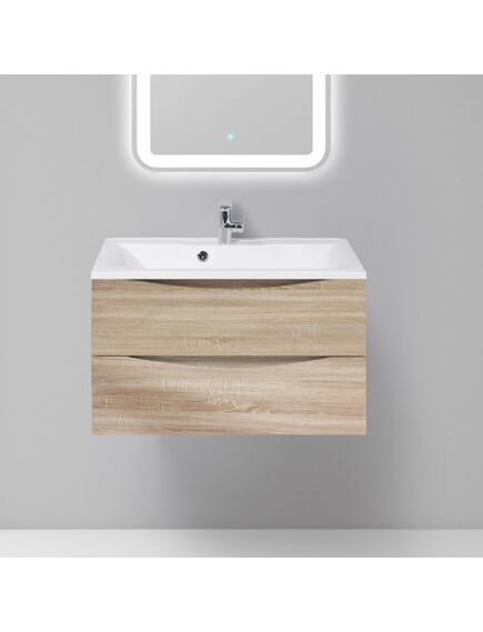 Купить Тумба для комплекта BelBagno Marino 80 rovere bianco (marino-800-2c-so-wo-p) по цене 28200 руб., в Санкт-Петебруге в интернет магазине 100-Систем, а также дургие товары BelBagno из раздела Тумбы под раковину и Мебель для ванной комнаты