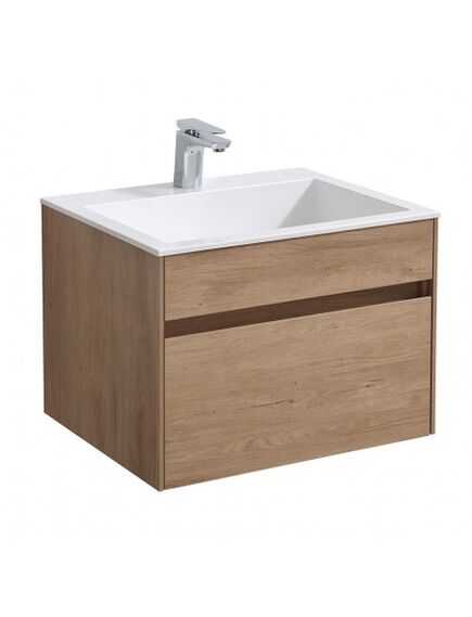 Купить База под раковину Chiara 600 подвесная, 1 выкатной ящик soft-close, N.Oak, , шт (vmc-2c600no) по цене 10963 руб., в Санкт-Петебруге в интернет магазине 100-Систем, а также дургие товары Vincea из раздела Тумбы под раковину и Мебель для ванной комнаты