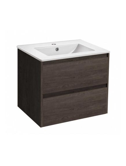 Купить База под раковину Gio 600 подвесная, 2 выкатных ящика soft-close, R.Oak, , шт (vmc-2g600ro) по цене 14468.5 руб., в Санкт-Петебруге в интернет магазине 100-Систем, а также дургие товары Vincea из раздела Тумбы под раковину и Мебель для ванной комнаты