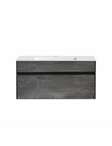 Купить База под раковину Chiara 1000 подвесная, 1 выкатной ящик soft-close, G.Stone, , шт (vmc-2c100gs) по цене 16748.5 руб., в Санкт-Петебруге в интернет магазине 100-Систем, а также дургие товары Vincea из раздела Тумбы под раковину и Мебель для ванной комнаты