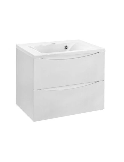Купить База под раковину Mia 650 подвесная, 2 выкатных ящика soft close, G.White, , шт (vmc-2ma650gw) по цене 17727 руб., в Санкт-Петебруге в интернет магазине 100-Систем, а также дургие товары Vincea из раздела Тумбы под раковину и Мебель для ванной комнаты