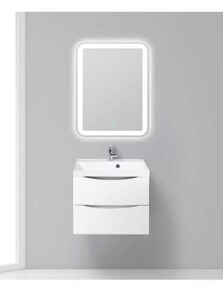 Купить Тумба для комплекта BelBagno Marino 60 bianco lucido (marino-600-2c-so-bl-p) по цене 22800 руб., в Санкт-Петебруге в интернет магазине 100-Систем, а также дургие товары BelBagno из раздела Тумбы под раковину и Мебель для ванной комнаты