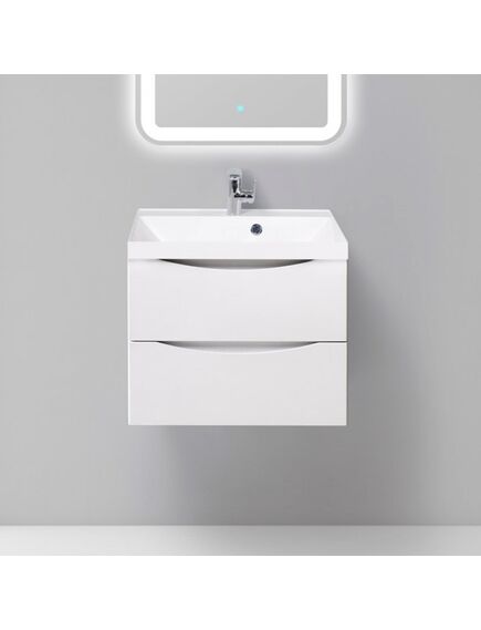 Купить Тумба для комплекта BelBagno Marino 60 bianco opaco (marino-600-2c-so-bo-p) по цене 22800 руб., в Санкт-Петебруге в интернет магазине 100-Систем, а также дургие товары BelBagno из раздела Тумбы под раковину и Мебель для ванной комнаты