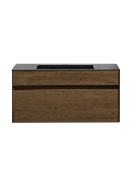 Купить База под раковину Chiara 1000 подвесная, 1 выкатной ящик soft-close, T.Oak, , шт (vmc-2c100to) по цене 16748.5 руб., в Санкт-Петебруге в интернет магазине 100-Систем, а также дургие товары Vincea из раздела Тумбы под раковину и Мебель для ванной комнаты