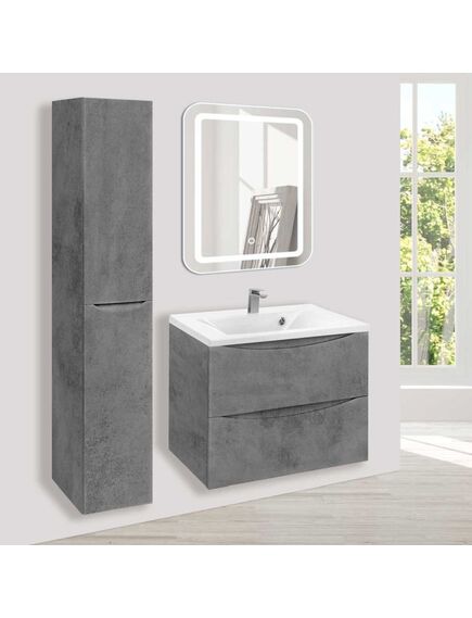 Купить База под раковину Mia 650 подвесная, 2 выкатных ящика soft close, Beton, , шт (vmc-2ma650bt) по цене 17727 руб., в Санкт-Петебруге в интернет магазине 100-Систем, а также дургие товары Vincea из раздела Тумбы под раковину и Мебель для ванной комнаты
