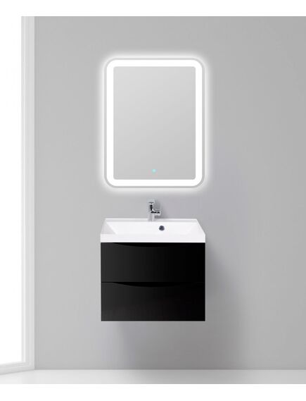 Купить Тумба для комплекта BelBagno Marino 60 nero lucido (marino-600-2c-so-nl-p) по цене 22800 руб., в Санкт-Петебруге в интернет магазине 100-Систем, а также дургие товары BelBagno из раздела Тумбы под раковину и Мебель для ванной комнаты