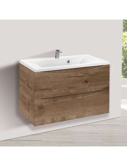 Купить База под раковину Mia 750 подвесная, 2 выкатных ящика soft close, V.Oak, , шт (vmc-2ma750vo) по цене 19095 руб., в Санкт-Петебруге в интернет магазине 100-Систем, а также дургие товары Vincea из раздела Тумбы под раковину и Мебель для ванной комнаты