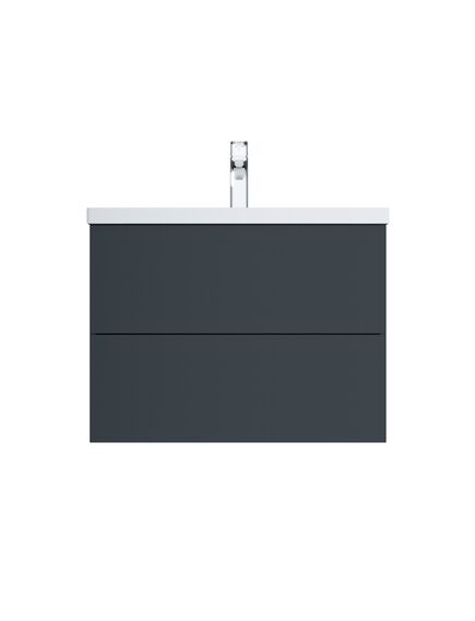 Купить M90FHX07522GM GEM, База под раковину, подвесная, 75 см, 2 ящика push-to-open, графит матовый (m90fhx07522gm) по цене 21190 руб., в Санкт-Петебруге в интернет магазине 100-Систем, а также дургие товары AM.PM из раздела Тумбы под раковину и Мебель для ванной комнаты