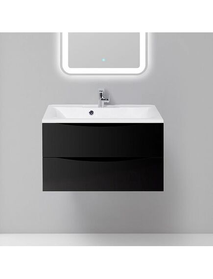 Купить Тумба для комплекта BelBagno MARINO-800-2C-SO-NL-P nero lucido (marino-800-2c-so-nl-p) по цене 25300 руб., в Санкт-Петебруге в интернет магазине 100-Систем, а также дургие товары BelBagno из раздела Тумбы под раковину и Мебель для ванной комнаты